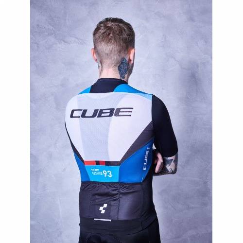 Majica Cube TEAMLINE SS black ‘n’ blue ‘n’ white 10940, S Cijena