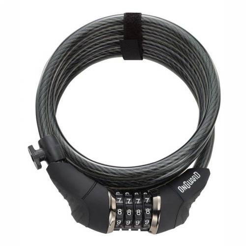LOKOT ŠIFRA OnGuard Coil Cable Locks DOBERMAN X Premium BLACK X-SERIES 185CM X 12MM