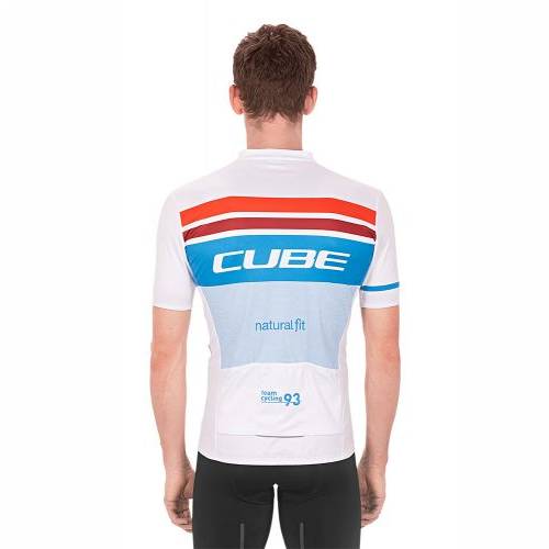 MAJICA CUBE TEAMLINE COMPETITION S/S WHITE’N'BLUE’N'RED 11156, S Cijena