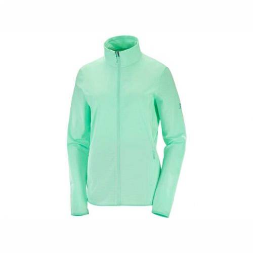 Salomon ženska jakna OUTrack full zip mid Veličina: XS Boja: plavo-zelena Cijena