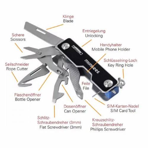 MUNKEES MULTI ALAT LOCK POCKET KNIFE Cijena