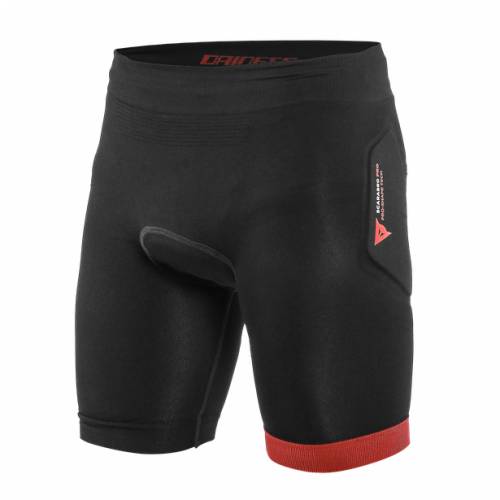 HLAČICE DAINESE SCARABEO PRO BLACK/RED, L