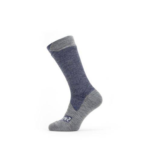ČARAPE SEALSKINZ RAYNHAM WP ALL WEATHER MID SOCK NAVY BLUE/GREY MARL, XL Cijena