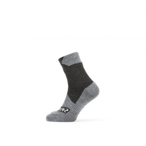 ČARAPE SEALSKINZ BIRCHAM WP ALL WEATHER ANKLE SOCK BLACK/GREY MARL, M Cijena