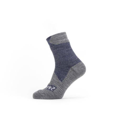 ČARAPE SEALSKINZ BIRCHAM WP ALL WEATHER ANKLE SOCK NAVY BLUE/GREY MARL, M