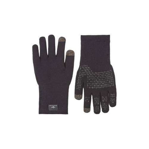 RUKAVICE SEALSKINZ ANMER WP ALL WEATHER ULTRA GRIP KNITTED GLOVE BLACK, S