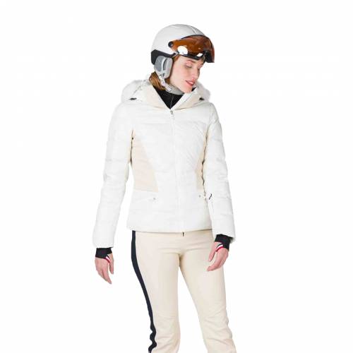 SKI JAKNA ROSSIGNOL W RUBY MERINO DOWN JKT WHITE, L