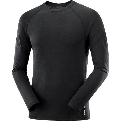 MAJICA SALOMON CROSS RUN LS TEE M DEEP BLACK, M