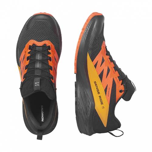 TENISICE SALOMON SENSE RIDE 5 GTX BLACK/SCARLET IBIS/TURMERIC, 43 1/3 Cijena