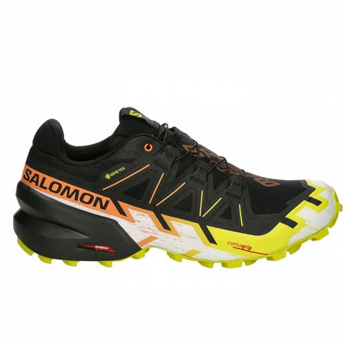 TENISICE SALOMON SPEEDCROSS 6 GTX BLACK/SULPHUR SPRING/BIRD OF PARADISE, 47 1/3