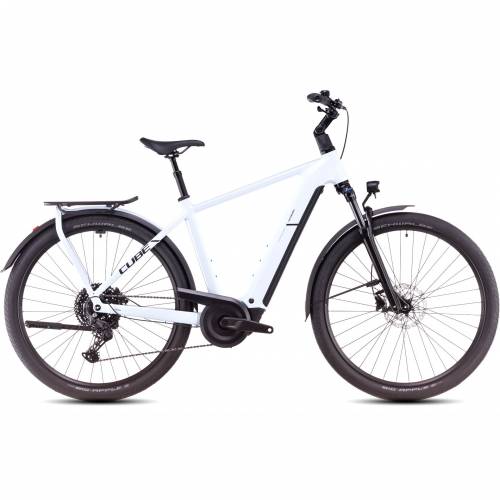 CUBE KATHMANDU HYBRID ONE 800 POLARWHITE´N´BLACK 2025, 62 cm