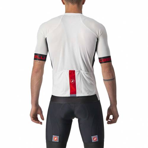 MAJICA CASTELLI ENTRATA K/R VI IVORY/LT BLK-RED, S Cijena