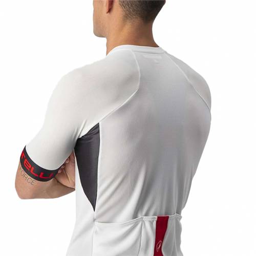 MAJICA CASTELLI ENTRATA K/R VI IVORY/LT BLK-RED, S Cijena