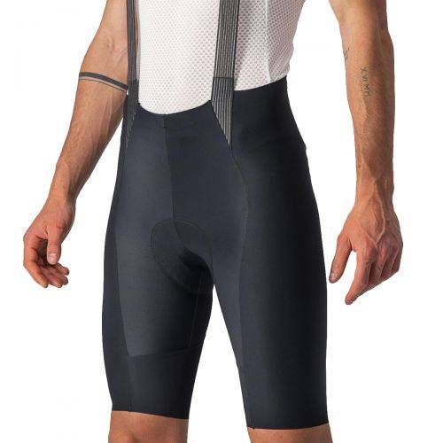 HLAČICE S TREGERIMA CASTELLI FREE AERO RACE BLACK, S