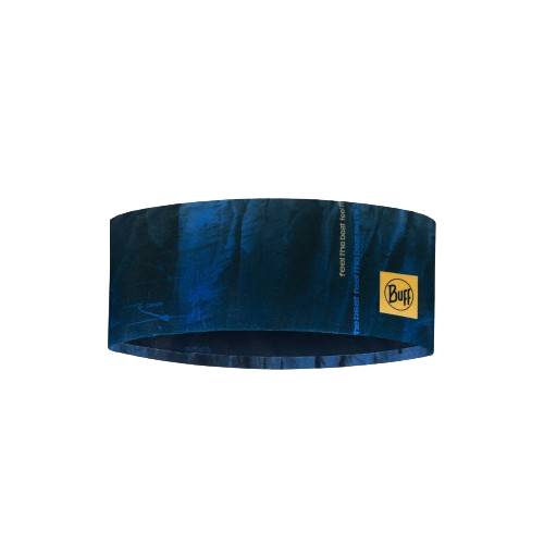 TRAKA ZA GLAVU BUFF COOLNET UV WIDE HEADBAND ARIUS BLUE