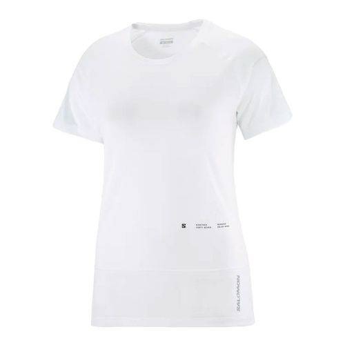 MAJICA SALOMON CROSS RUN TEE SS GFX W WHITE, L Cijena