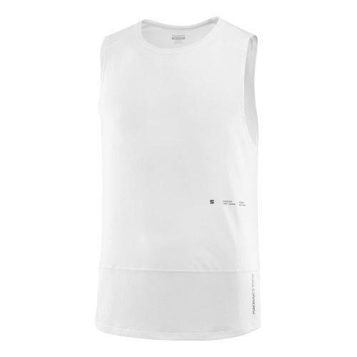 MAJICA SALOMON CROSS RUN TANK GFX M WHITE, XL Cijena