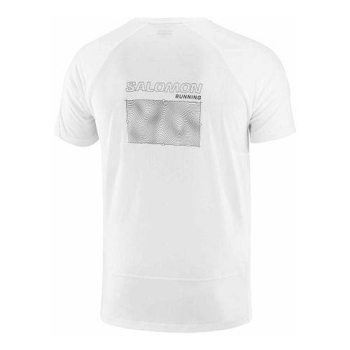 MAJICA SALOMON CROSS RUN SS TEE GFX M WHITE, XXL Cijena