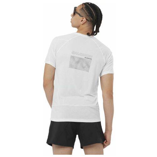 MAJICA SALOMON CROSS RUN SS TEE GFX M WHITE, XXL Cijena