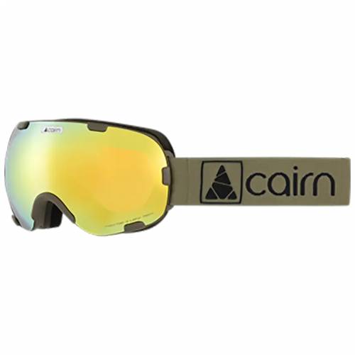 SKI MASKA CAIRN SPIRIT SPX3000 NOIR MAT KHAKI/BLACK GOLD