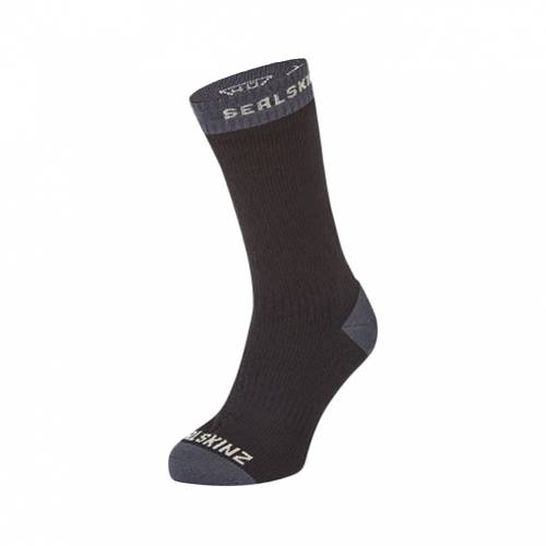 ČARAPE SEALSKINZ WIVETON WP WARM WEATHER MID SOCK BLACK, S Cijena