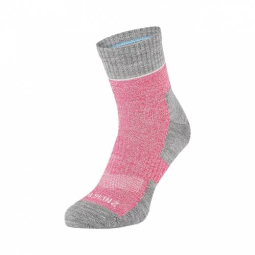 ČARAPE SEALSKINZ MORSTON SOLO QUICKDRY ANKLE SOCK PINK, M Cijena