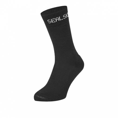 ČARAPE SEALSKINZ SUFFIELD SOLO MERINO SOCK 2025 BLACK, L Cijena