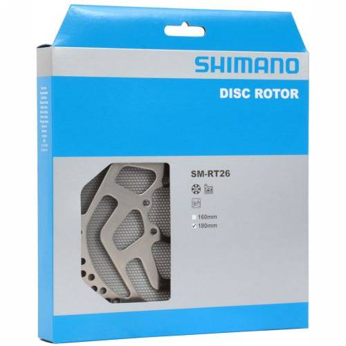ROTOR ZA DISK KOČNICU SHIMANO, SM-RT26, M 180MM, 6-BOLT TYPE, FOR RESIN PAD ONLY, IND.PACK Cijena