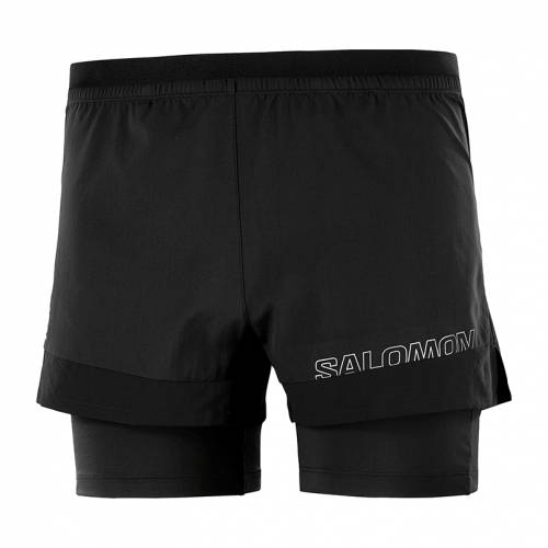 HLAČICE SALOMON CROSS 2IN1 SHORTS M DEEP BLACK, M Cijena