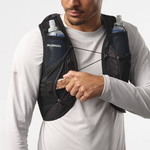 RUKSAK SALOMON ACTIVE SKIN 12 SET BLACK/METAL, XL Cijena