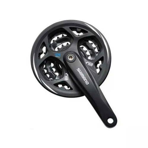 POGON SHIMANO ALTUS FC-M311-L, 48X38X28Z, POLUGA 175MM, 7/8 BRZINA, SA ŠTITNIKOM, CHAINCASE KOMP., BLACK, IND. Cijena
