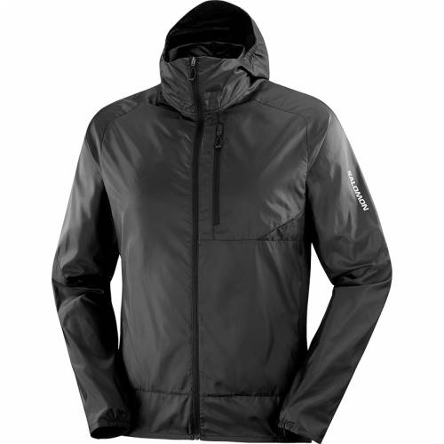JAKNA SALOMON CROSS WIND JKT M DEEP BLACK, L Cijena