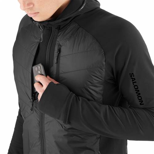 JAKNA SALOMON ELIXIR HYBRID HD INSULATED M DEEP BLACK, L Cijena
