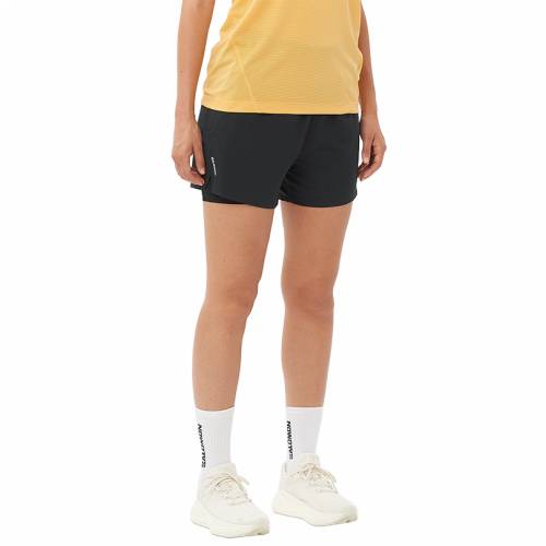 HLAČICE SALOMON SHKout CORE 2IN1 SHORTSS 4 W DEEP BLACK, S Cijena