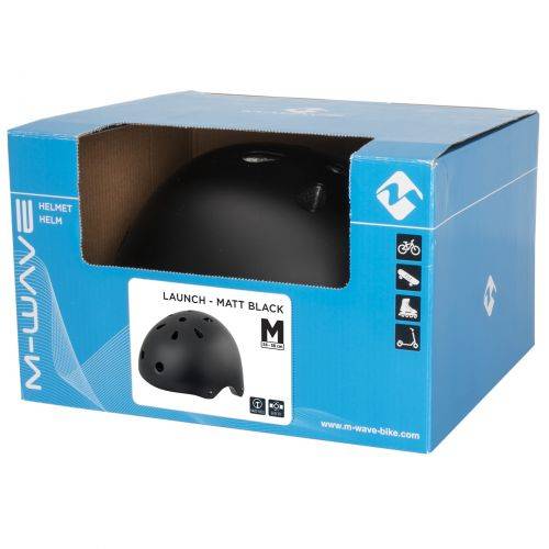 KACIGA M-Wave LAUNCH , e-Scooter/BMX/Skate : M 54-58,MATT BLACK Cijena