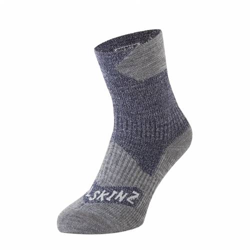 ČARAPE SEALSKINZ BIRCHAM WP ALL WEATHER ANKLE SOCK NAVY BLUE/GREY MARL, XL Cijena