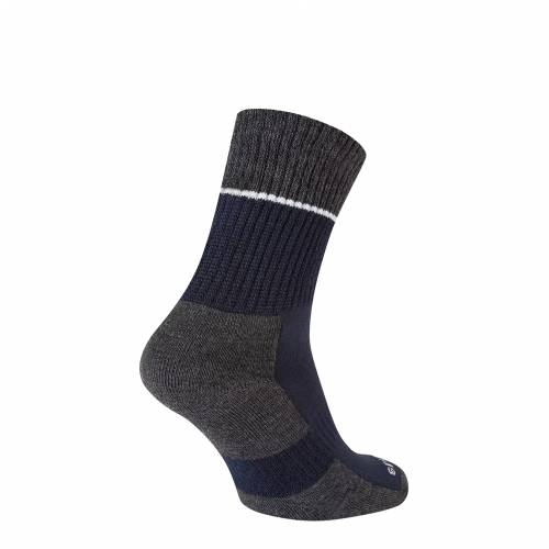 ČARAPE SEALSKINZ THURTON SOLO QUICKDRY MID SOCK NAVY/GREY MARL/CREAM, S Cijena