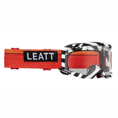 MTB MASKA LEATT VELOCITY 4.0 X-FLOW STRIPE BLACK WHITE/CLEAR Cijena