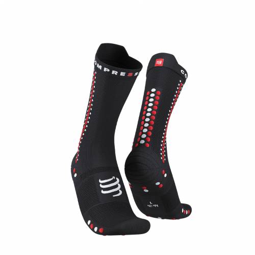 ČARAPE COMPRESSPORT PRS V4.0 BIKE BLACK/RED, 42-44 Cijena