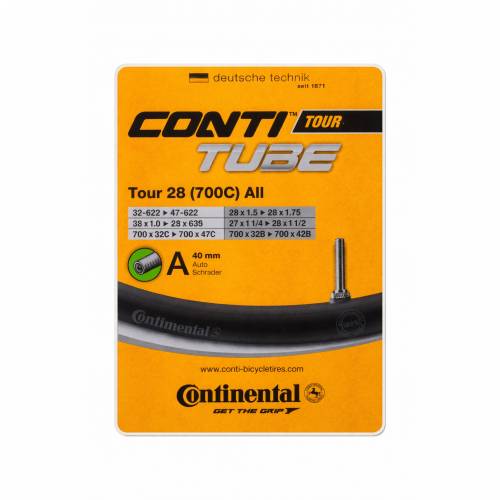 ZRAČNICA 28X1.75X2 - TOUR 28/700C (32-622/47-622) AV 40 mm, nepakirana, CONTINENTAL Cijena