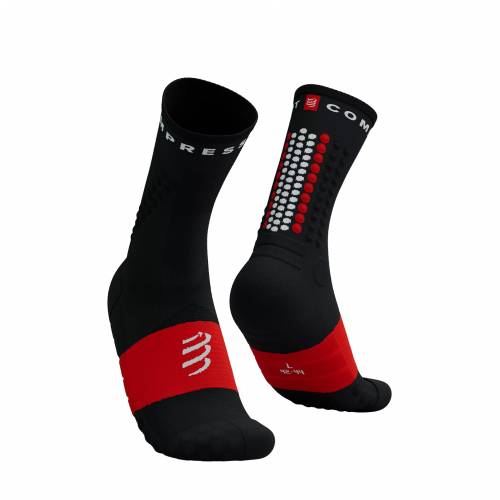 ČARAPE COMPRESSPORT ULTRA TRAIL V2.0 BLACK/RED, 45-48 Cijena