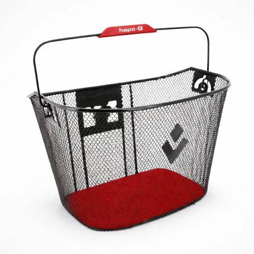 KOŠARICA PREDNJA OVAL NA KORMILO NA SKIDANJE 35x25x25cm 19L (22-31,8CM),BOJA :CRNA Cijena