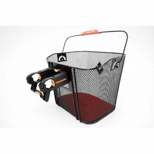 KOŠARICA PREDNJA OVAL NA KORMILO NA SKIDANJE 35x25x25cm 19L (22-31,8CM),BOJA :CRNA Cijena