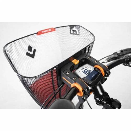 KOŠARICA PREDNJA OVAL NA KORMILO NA SKIDANJE 35x25x25cm 19L (22-31,8CM),BOJA :CRNA Cijena