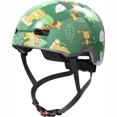 KACIGA ABUS SKURB KID GREEN JUNGLE, M Cijena