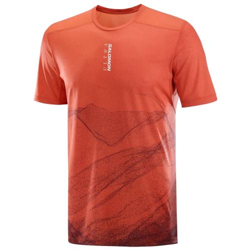 MAJICA SALOMON S/LAB ULTRA TEE AOP M BURNTSIENNA, L Cijena