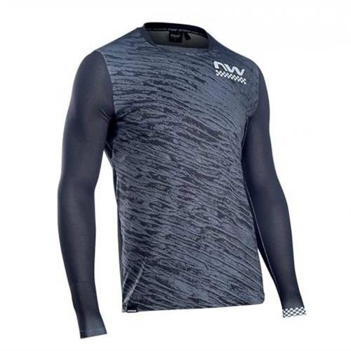 MAJICA NORTHWAVE BOMB L/S BLACK, L