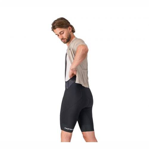 HLAČICE S TREGERIMA CASTELLI ENDURANCE 4 BLACK, M Cijena