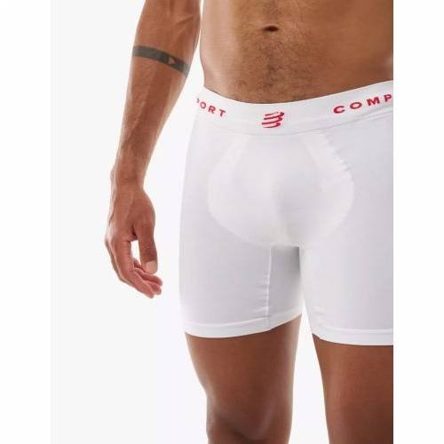 GAĆE COMPRESSPORT FEELFREE SEAMLESS BOXER M WHITE/RED, L Cijena