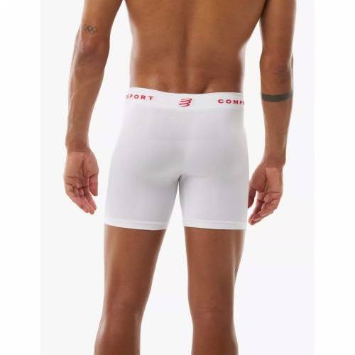 GAĆE COMPRESSPORT FEELFREE SEAMLESS BOXER M WHITE/RED, L Cijena